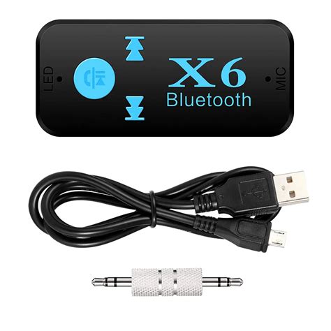 Mm Wireless Bluetooth Receiver With Mic Bluetooth Adapter Audio