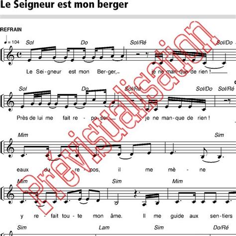 Le Seigneur est mon berger [ G. Serrault Réf: P000616 Produit original ...