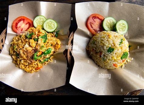 Gambar Nasi Goreng Dan Mie Goreng Aesthetic Mie Goreng Au Poulet