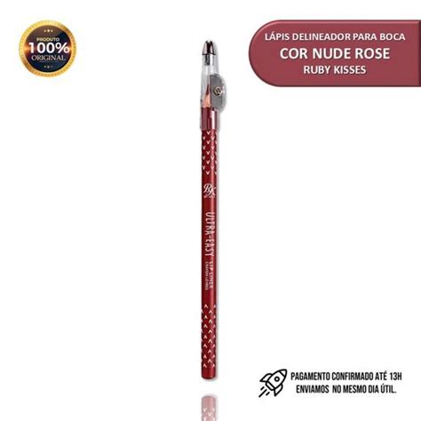 L Pis Delineador De Boca Ultra Easy Ruby Kisses Cor Nude Rose L Pis E Delineador Labial