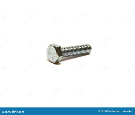 bolt stock photo image  industrial industry nickel