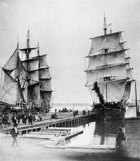 Vintage Ships Photo Sailboat Sailing Nautical Print Photograph Sailor