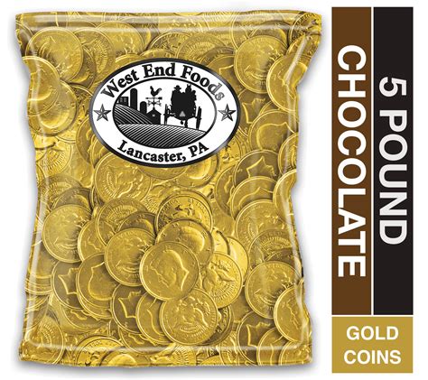 Bulk Milk Chocolate Gold Coins Candy 5lb Pack