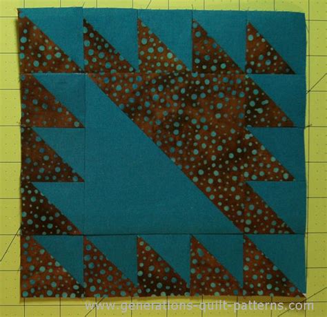 Lady of the Lake Quilt Block: Instructions for 3 sizes