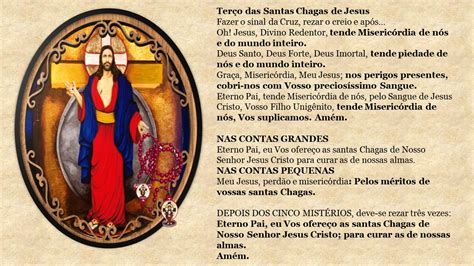 Comunidade Católica Milagre da Vida A Devoção das Santas Chagas de Jesus