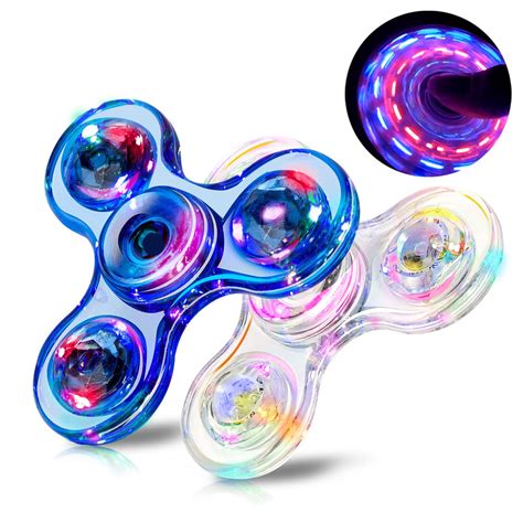 Fidget Spinner With Multi Coloured Flashing Led 0 99 Thenationalherald