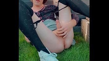 Annemieke Playing In The Garden Xvideos