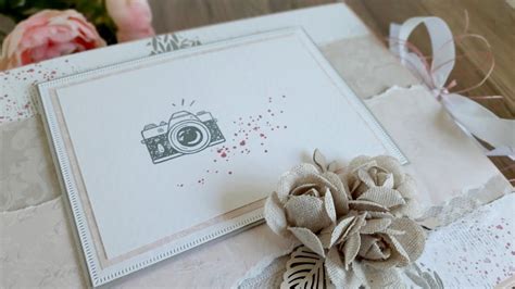 Miniabum Scrapbook Mit Der Cinch Basteln Hochzeitsalbum Watch Me