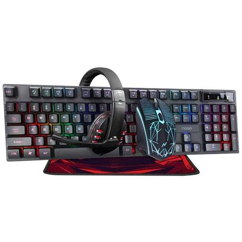 Teclado Noganet Kit Gamer Nkb En Tec Mouse Aur Y Pad Ryr