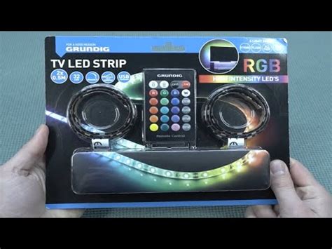 Grundig TV Led Strip Kit 2023 Edition Review Een Tof Effect YouTube