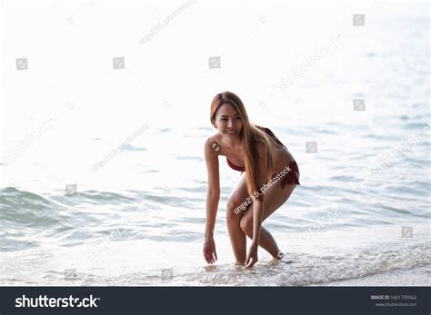 Portrait Sexy Asian Woman Wearing Bikini Stock Photo Shutterstock