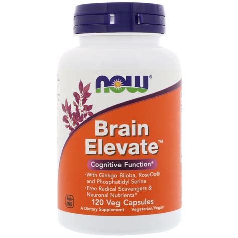 Now Foods, Brain Elevate, 120 Veg Capsules - Byclue