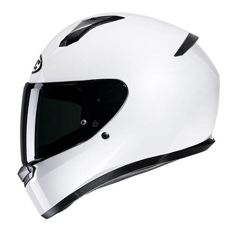 Hjc C10 Helmet White Hjc 100528 Wh Full Face Helmets Motostorm