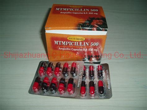 Drugs Pharmaceuticals Medicine Ampicillin Capsule China Ampicillin