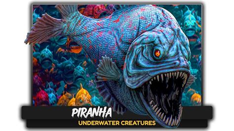 The Piranha Low Poly Fish Ocean Predator Pirana D Model Youtube