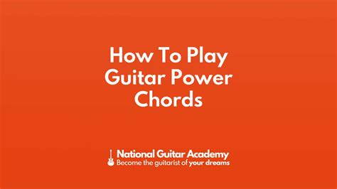 how to play power chords guitar