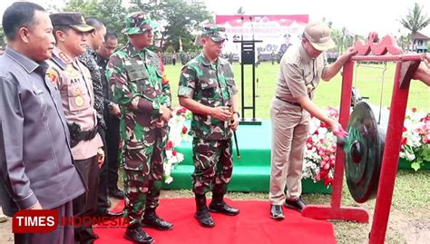 Andi Harun Membuka Program TMMD Ke 115 Bantu Percepatan Pembangunan Di