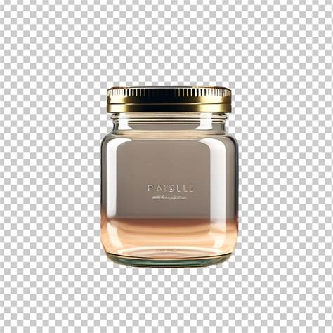 Premium Psd Psd Empty Jar Isolated On Transparent Background