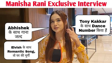 Manisha Rani Exclusive Tony Kakkar Ke Sath Dance Song Elvish Ke