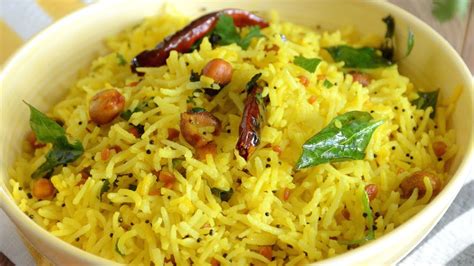 Lemon Rice Quick Lunch Easy Lunch Box Recipe Indian Recipes Youtube