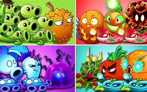 Pvz 2挑战 4个植物团队豌豆 X 火焰 X 影子 X 电击 谁会获胜 Msgames Msgames 哔哩哔哩视频