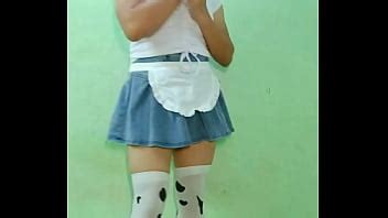 Chica Trans Con Medias De Vaca Y Minifalda Sucubo Cow Xvideos