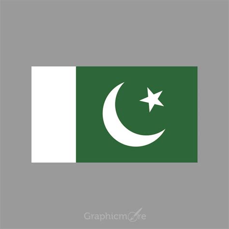 Pakistani Flag Design Free Vector File Download by GraphicMore