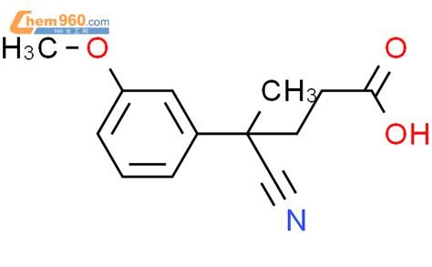 Benzenebutanoic Acid G Cyano Methoxy G Methyl