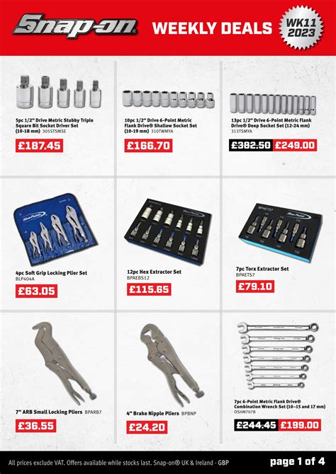 Snap On Tools March Week 11 Digital Update Flyer Uk By Snapontoolsuk