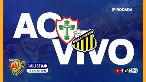 AO VIVO PORTUGUESA x NOVORIZONTINO 02ª RODADA DO CAMPEONATO PAULISTA