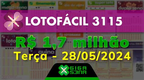 Resultado Da Lotof Cil Ter A Feira Giga Sena