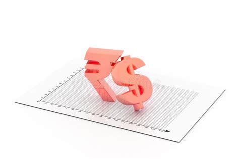 financial growth  rupee  dollar stock illustration illustration
