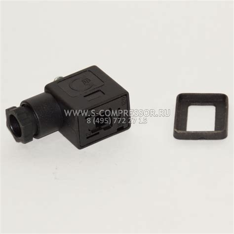 Разъем (вилка) для катушки соленоида 10мм :: S-COMPRESSOR.RU