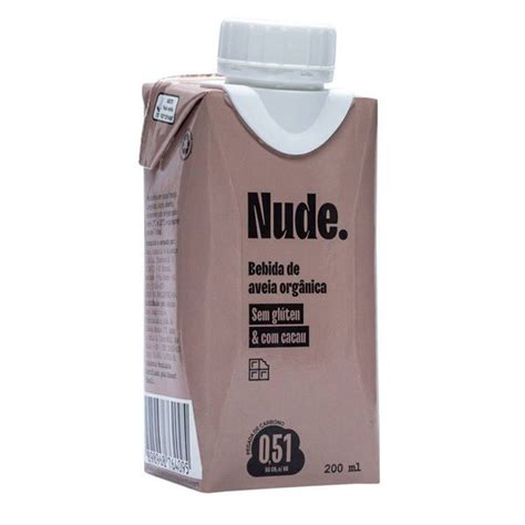 Bebida de Aveia Orgânica Cacau Nude ml Me Gusta Veg