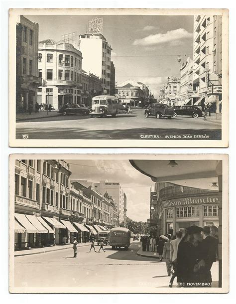 CURITIBA E PARANA EM FOTOS ANTIGAS Antigos Cartões postais Av João