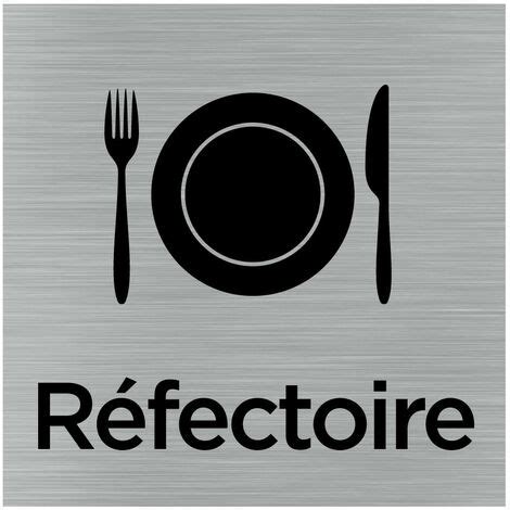 Pictogramme Réfectoire Q1033 Signalisation Porte 150 x 150 mm