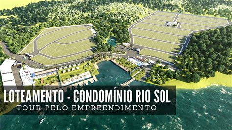 Parte 2 Animação 3D de loteamento Rio Sol Rifaina SP Loteamento no