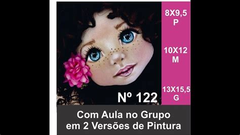 Aula Pintura Do Rostinho Boneca De Pano G Estencil Lollipop Doll