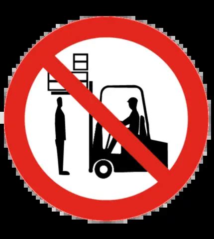 Señal Cartel de Prohibido permanecer debajo de la carga Seguridad