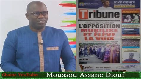 Voici La Revue De Presse D Ahmed Aidara De Ce Novembre Xalima