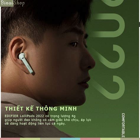 Edifier LolliPods 2022 - Tai nghe không dây bluetooth V5.3 – BINAI