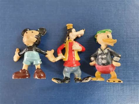 Mickey Mouse Goofy Donald Duck Alte Walt Disney Figuren Vermutlich