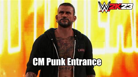 CM Punk Entrance WWE 2K23 YouTube