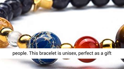 Fesciory Women Men Solar System Bracelet Universe Galaxy The Eight