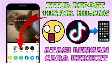 Cara Mengatasi Opsi Repost Di TikTok Tidak Muncul YouTube