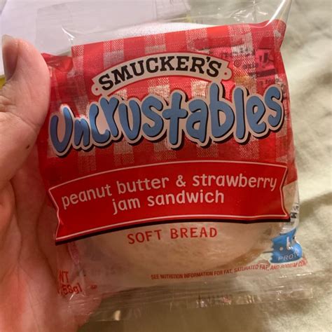 Smucker S Uncrustables Peanut Butter And Strawberry Jam Review Abillion