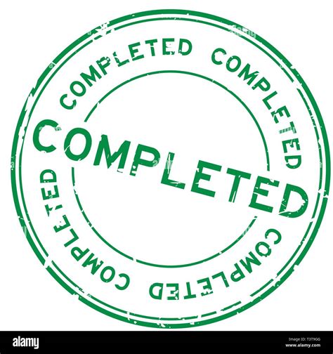 Completed Stamp Sign Seal Hi Res Stock Photography And Images Alamy