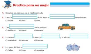 Semejanzas Y Diferencias Oraciones Incompletas Para Segundo De Primaria