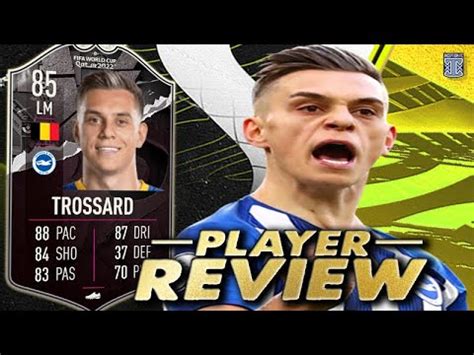 85 SHOWDOWN TROSSARD PLAYER REVIEW SBC PLAYER FIFA 23 ULTIMATE TEAM