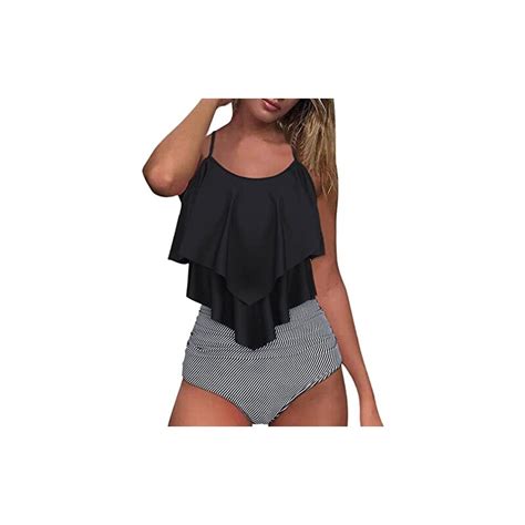 TDEOK Set Bikini Da Donna Push Up Con Spalline Sottili Costume Da Bagno Estivo Bikini Costume